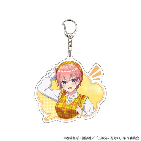 『五等分の花嫁∽』デカアクリルキーホルダー11/一花 アメリカンポップver.(描き下ろしイラスト)